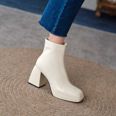 Fashion Soft Leather Women Boots Women Shoes